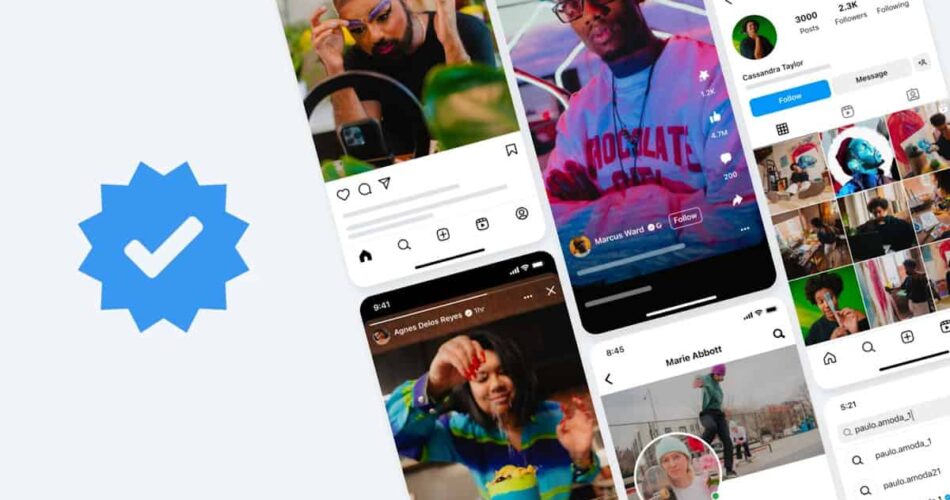 Instagram que oferece selo de verificado mediante pagamento