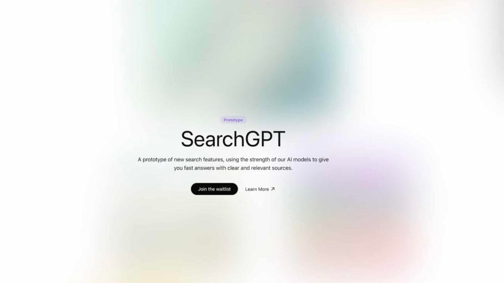 Vem Aí O Search GPT - Blog