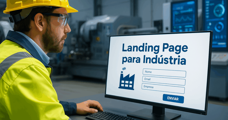 landing pages para indústrias