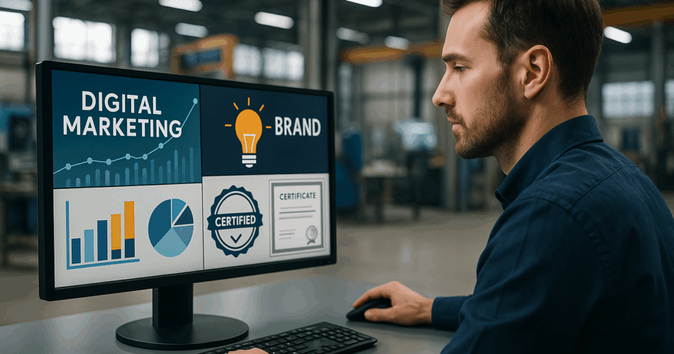 fortalecer a marca de uma empresa industrial