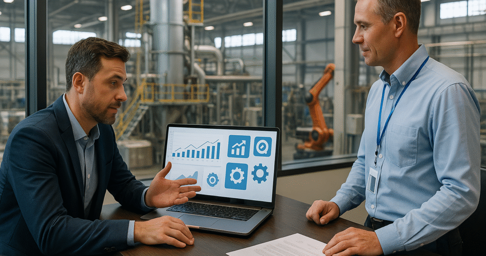 Agência de marketing digital para fabricantes de máquinas industriais