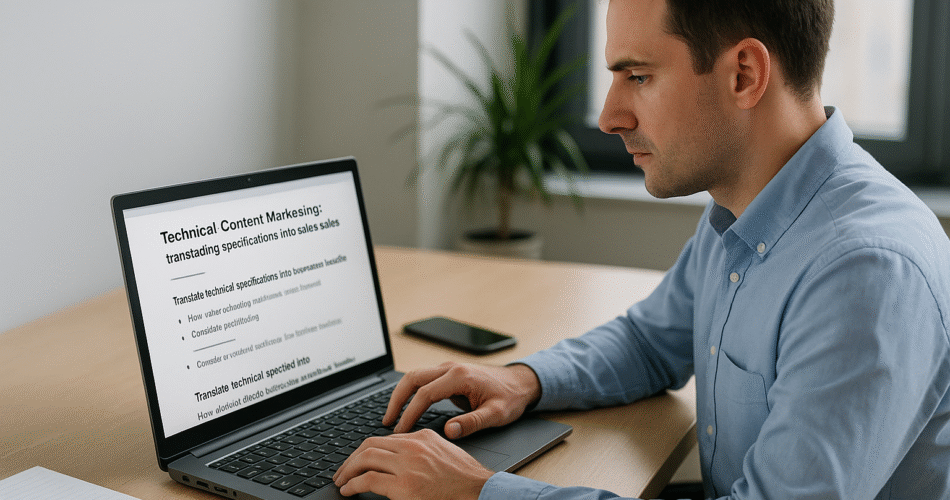 marketing de conteúdo técnico