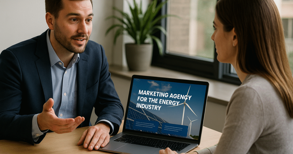 Agência de marketing para indústrias de energia