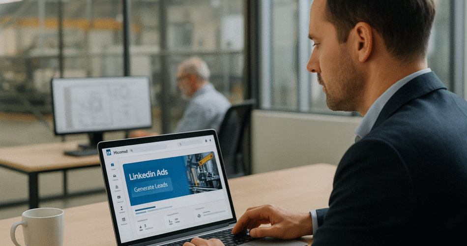 linkedin ads para indústrias