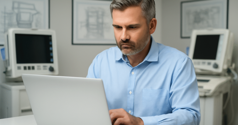 Site para fabricantes de equipamentos médicos