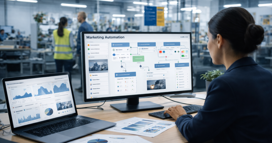 automação de marketing industrial