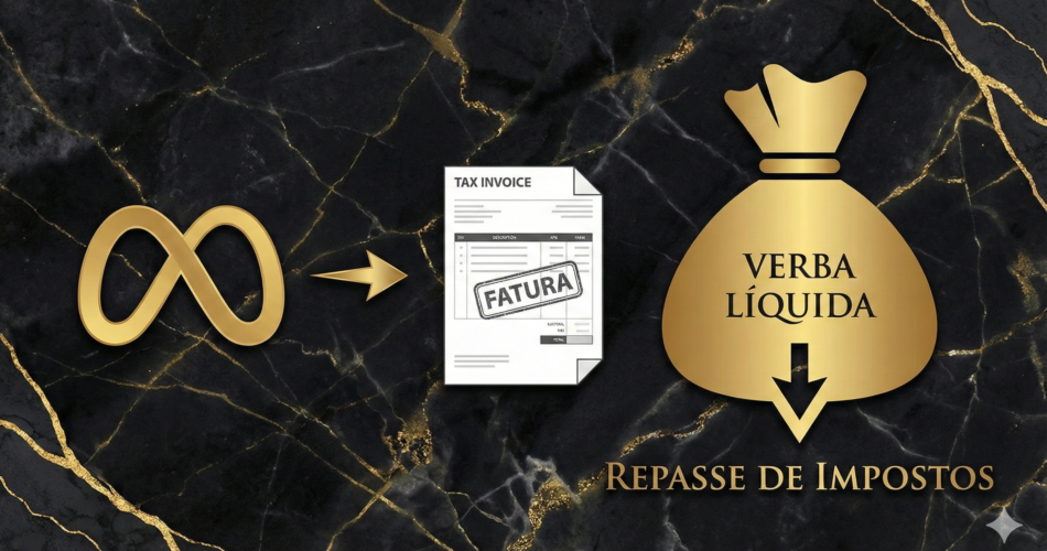 Meta ads repasse de impostos