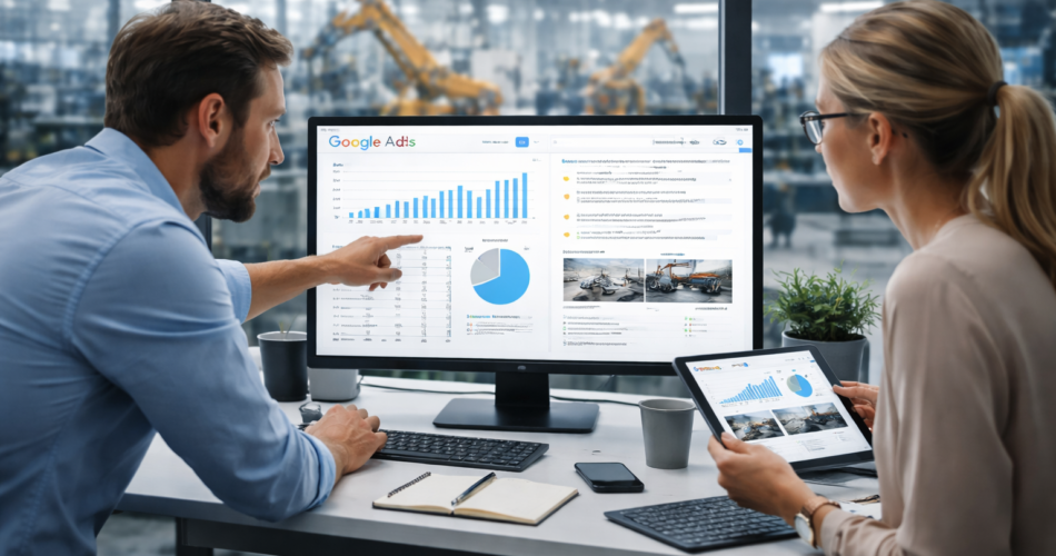 google ads para fabricantes de máquinas industriais