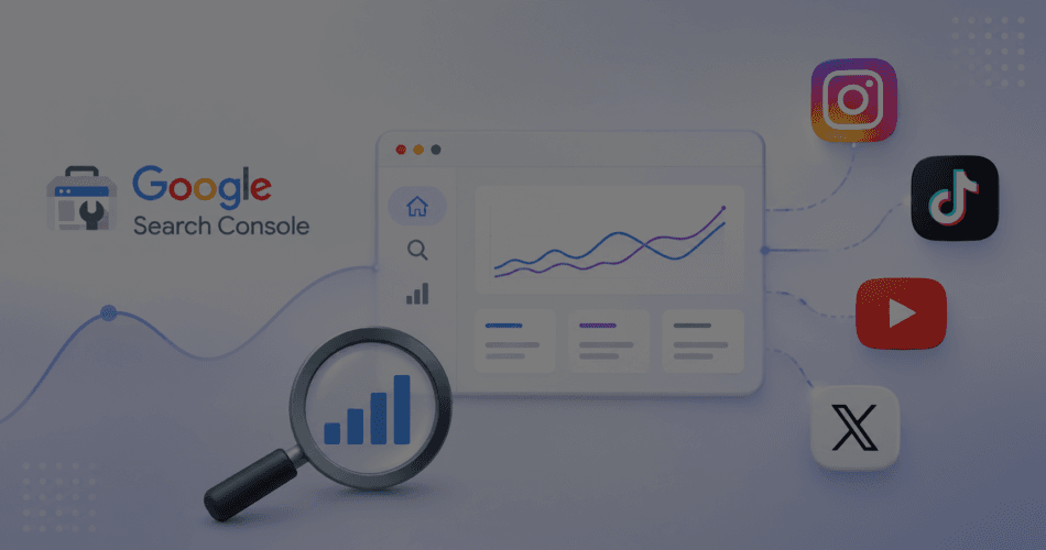 Como acompanhar o desempenho do seu Instagram, TikTok e YouTube direto no Google Search Console